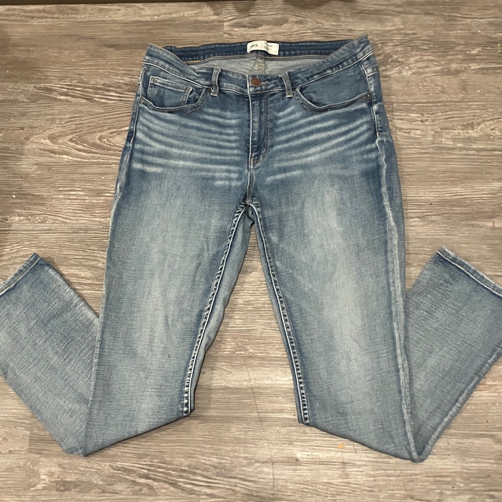 Stylish Light Blue Women's Straight Leg Jeans